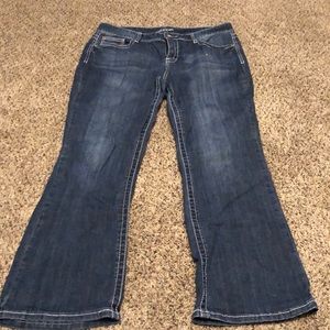 Maurice’s Curvy size 13/14 flare leg jeans